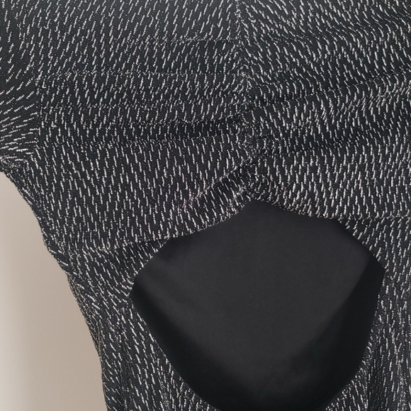 SALE 🤍 XXS 🖤 Black Sparkly / Glitter Dress - Picture 3 of 4